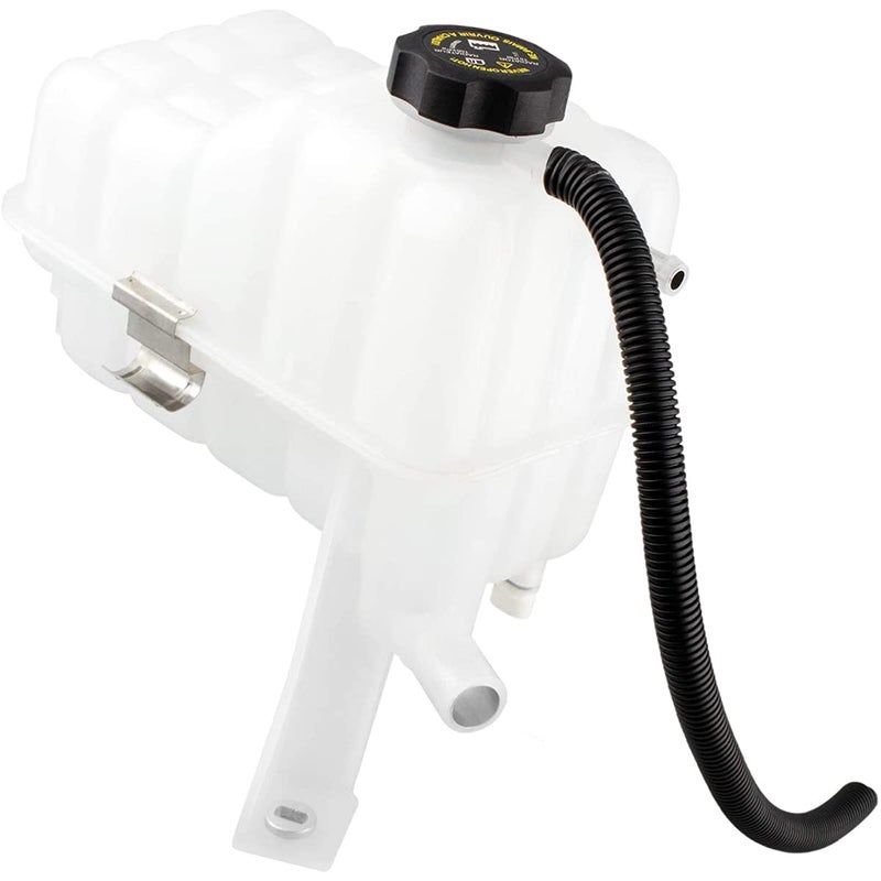 MYSMOT 603-102 Coolant Overflow Tank Recovery Bottle Expansion Reservoir with Cap & Sensor for Chevrolet GMC Silverado Sierra 1500 2500 HD 3500 Suburban Tahoe Yukon Cadillac Escalade Hummer H2 - Image 2
